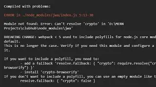 Compiled With Problems In ReactJs |  Module Not Found Error In Solve 2024🔥| #reactjs #javascript