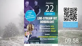 Livestream vanuit Dordrecht met Tenira Sturm en John Hoekman