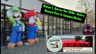 Meine 1. B&ouml;rse f&uuml;r 2026 - Retro Games Con in Lampertheim