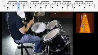 How to play drums - Basic Rock Pattern 1
