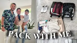 Surprising my husband with a vacation! | PACK WITH ME | First time traveling with a toddler