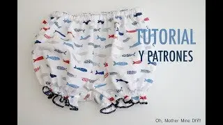 Patrones costura de bombacho para niños (varias tallas gratis)