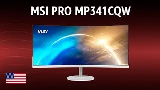 Монитор MSI PRO MP341CQW | ТЕСТ | Английский