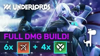 ULTIMATE DPS BUILDS! 6 Hunters + 4 Heartless Build! | Dota Underlords