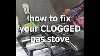 How to clean table top stove