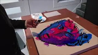 Preoccupied- High Flow Acrylic Painting