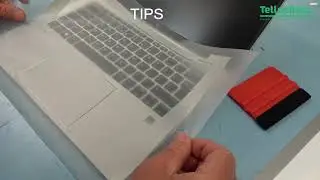 How to apply the palmrest laptop skin - Tellusrem