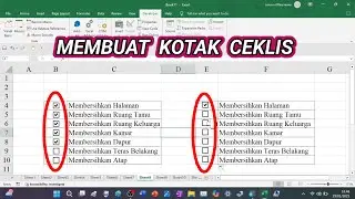 Tutorial Membuat Kotak Ceklis di Excel 2019