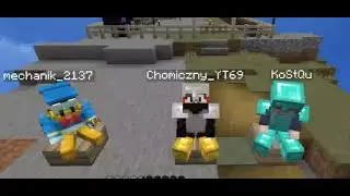 Minecraft Survival budowa dachu i zdobycie diax setow
