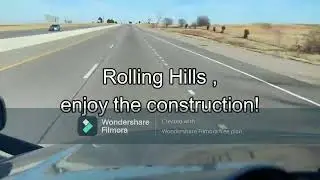 Time Lapse drive TRUCKING I-70 East, Burlington CO to Concordia, MO. Driving sped up.