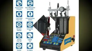 AUTOOL C80 Car Fuel Injector Cleaning Machine Auto Engine Cleaner