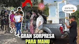 Tremenda Sorpresa Para MANU😱YOVA Hoy Sorprenderá A Su Esposa Por Su Cumpleaños🥳Tienes Qu3 Ver‼️
