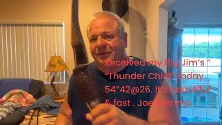 Received my Big Jim&rsquo;s &ldquo;&ldquo;Thunder Child&rdquo; today. 54&rdquo;42@26. It&rsquo;s beautiful & fast . Joe Zummo.