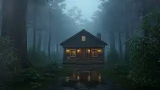 Rain & Thunder Sounds in the Foggy Forest | Thunderstorm Sounds for Sleep, Insomnia & Relaxing