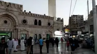 اذان المغرب من الجامع الحسيني - عمان