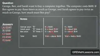 GRE Math Lesson #1: How To Answer Questions Without Math