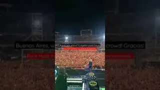 Buenos Aires, what a F&rsquo;N&rsquo; incredible crowd! Gracias! #gunsnroses #axlrose #gnr
