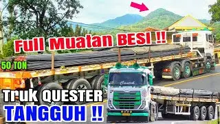 QUESTER Menjeriit !! TRUK QUESTER JBM GWE 280 Melibas Jalur EXTREM GENTONG dari Garut-Sampai Banjar