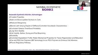Pros and Cons of Natural vs. Synthetic Bioinks for 3D printing