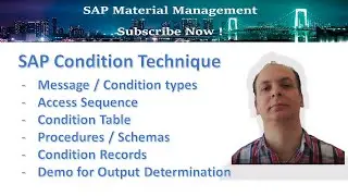SAP Condition technique - Explanation and Demo