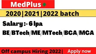 Off-Campus Hiring Full time Jobs|MedPlus|2020|2021|2022| BE/B.tech/BCA/MCA/ME/M.tech|freshers jobs