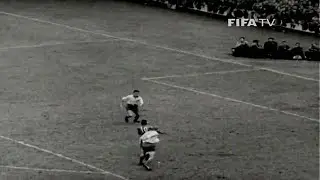 ההצגה של פלה מול שוודיה בגמר מונדיאל 1958