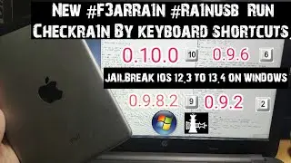 NEW #F3aRa1n #Ra1nUSB |Checkra1n 0.10.0 windows | Checkra1n Jailbreak ios 13.4 on windows|checkra1n