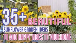 36 Beautiful Sunflower Garden Ideas To Add Happy Vibes To Your Home