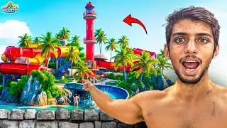 Building The BIGGEST GIANT SLIDE in My Waterpark! 🛝💦 | EP-3