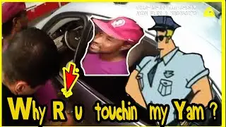 Bodybuilder cop performs  illegal cavity search on Motorist in Public Parking Lot