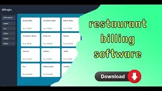 Simple Restaurant Software Restaurant  Billing  Management Software