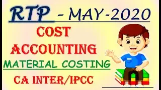 RTP May 2020 - CA IPCC/Intermediate Cost Accounting -Material Costing