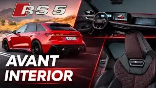 2026 Audi RS 5 Avant Interior First Look Digital Cockpit and RS Details