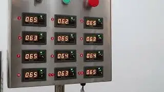 Custom automatic 12 nozzles magnetic pump filling machine for thin liquid production line