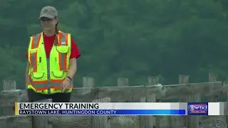 U.S. Army Corps of Engineers train at Raystown Lake for flooding scenarios