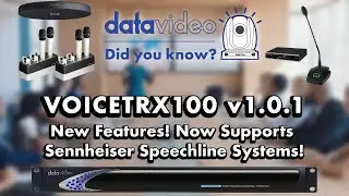 VoiceTRX100 v1.0.1 | New Features and Support for Sennheiser Microphone Systems