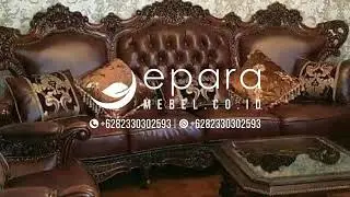 Model Kursi Sofa Tamu Mewah Terbaru, Kursi Tamu Sofa Jati Jepara