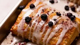 Homemade Blueberry Toaster Strudels