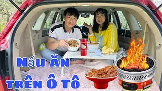 Nấu Ăn Trên Xe Ô Tô - Thử Thách Sống Trên Xe Ngày Thứ 1 | Tuyết Tuyết TV