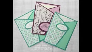 Angled Gate fold Card