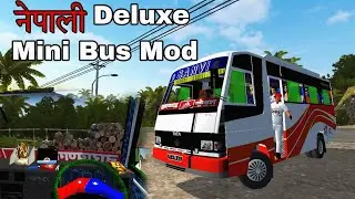Nepali Mini Bus Mod for BUSSID | Nepal Bus Simulator | Sanvi Travels | Nepali BUSSID Mod