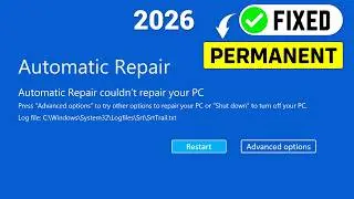 Automatic Repair Couldn't Repair Your PC in Windows 11 & 10 | How to Fix Automatic Repair Loop