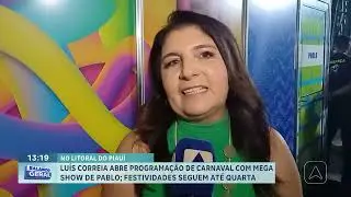 Luís Correia, no litoral do Piauí, abre programação de carnaval com mega show de Pablo