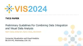 Preliminary Guidelines For Combining Data Integration and Visual Data Analysis - Fast Forward | VIS