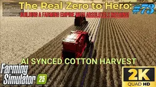 3 HARVESTERS ON THE FIELD! AI SYNCED COTTON HARVEST | Zielonka Ep. 73