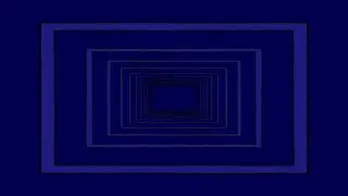 Blue Rectangle Tunnel - VJ LOOP