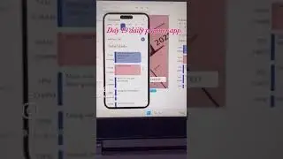 Daily planner app UI interface