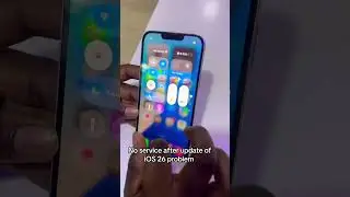 Iphone no service after iOS 26 update #iphone #ios26features