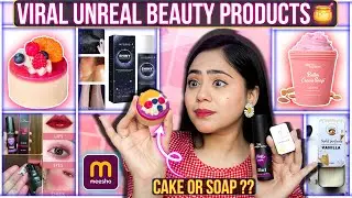 Trying Viral 🍰Cute & Unreal Beauty Products Meesho 💕| Ronak Qureshi