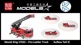 Mould King 17022 Fire Ladder Truck Aufbau Teil 2